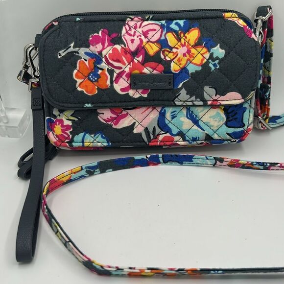 Vera Bradley "Hope Blooms" all-in-one RFID cross body - Picture 7 of 7